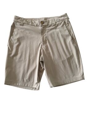 Lululemon Commission Shorts Khaki Size 30 Men’s Golf Casual 9’’ inseam